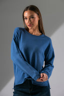 Πλεκτή Μπλούζα με Λεπτομέρειες Lurex