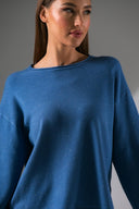 Πλεκτή Μπλούζα με Λεπτομέρειες Lurex