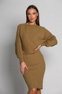 Midi φόρεμα με μπλούζα