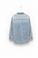 Τζιν Πουκάμισο Ανοιχτό Μπλε