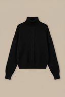 Black Cable Knit Sweater