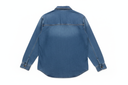 Denim Shirt Back - Sleeves Down