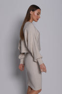 Midi φόρεμα με μπλούζα