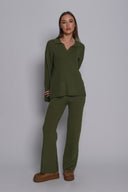 Πλεκτό σετ με γιακά