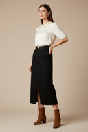 Front view with light top