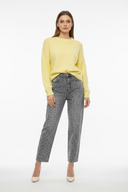 Leopard Print Denim - Front View