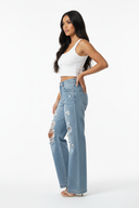 Model three-quarter pose