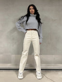 Jean STRAIGHT Fit Μπεζ